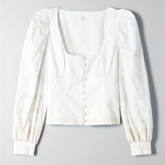 Aritzia Wilfred Palo Santo Blouse - Picture 11 of 13